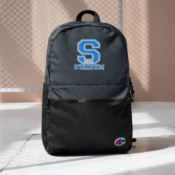 champion backpack heather black black front 6197c5055d862 600x600 - Stadium MMA Official Champion Backpack