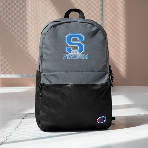 champion backpack heather grey black front 6197c5055da1c 600x600 - Stadium MMA Official Champion Backpack