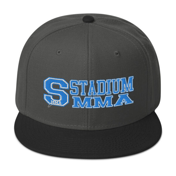 snapback black charcoal gray charcoal gray front 6197c5bb2a0ec 600x600 - Stadium MMA Marquee Snapback Hat