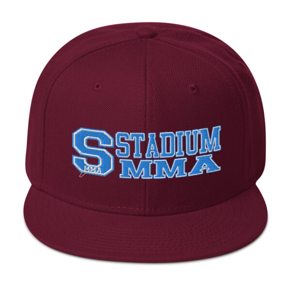 snapback burgundy maroon front 6197c5bb29e95 600x600 - Stadium MMA Marquee Snapback Hat