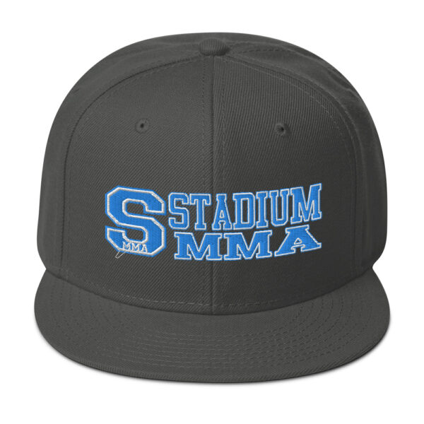 snapback charcoal gray front 6197c5bb2a32c 600x600 - Stadium MMA Marquee Snapback Hat