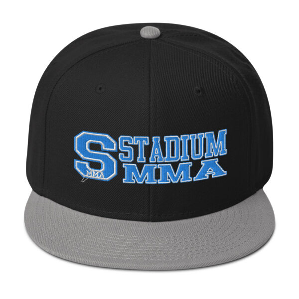 snapback gray black black front 6197c5bb29bac 600x600 - Stadium MMA Marquee Snapback Hat