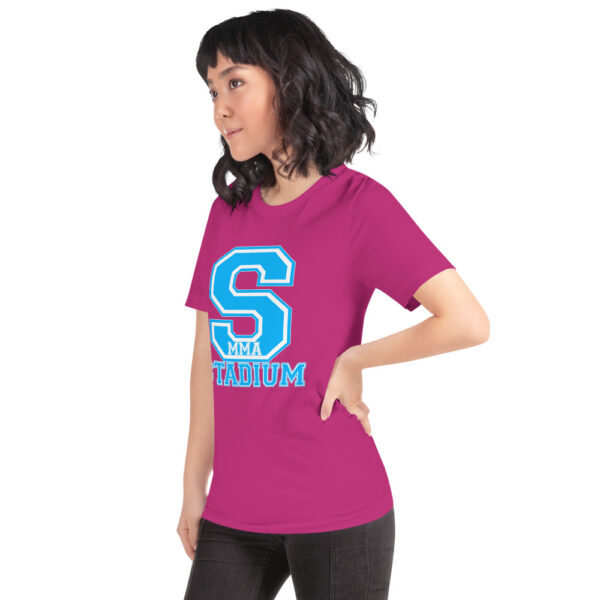 unisex staple t shirt berry left front 6197caff1e975 600x600 - Stadium MMA logo ladies T
