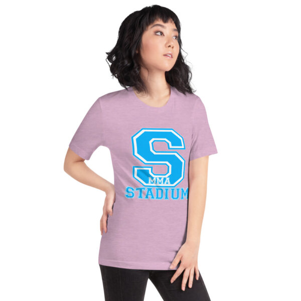 unisex staple t shirt heather prism lilac right front 6197caff21a65 600x600 - Stadium MMA logo ladies T