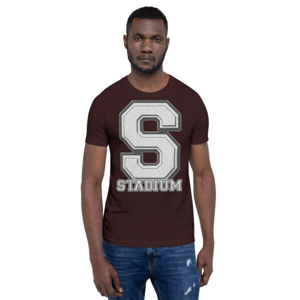 unisex staple t shirt oxblood black front 6197c9efcdee9 600x600 - Stadium MMA Patch logo