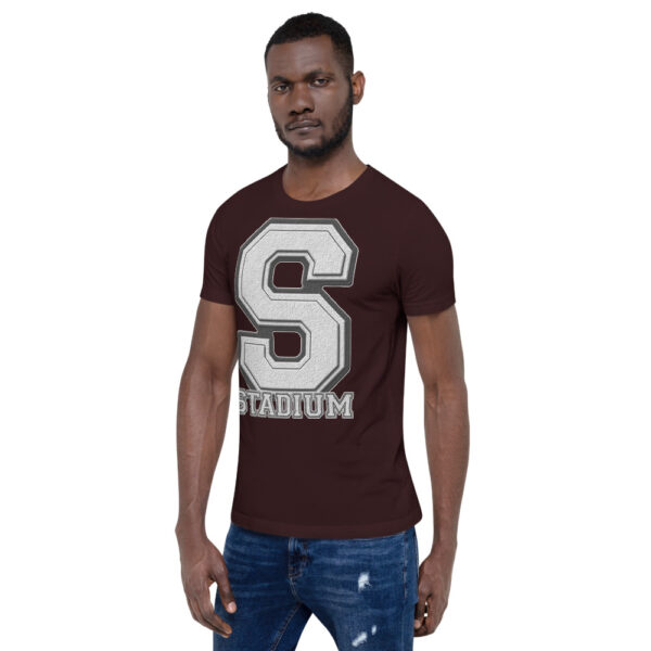 unisex staple t shirt oxblood black left front 6197c9efce4ea 600x600 - Stadium MMA Patch logo