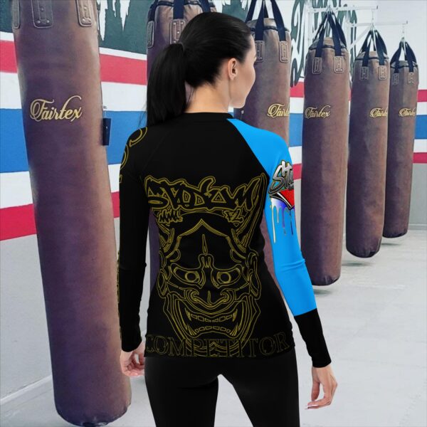 Women's Blue Belt Rash Guard - Image 2