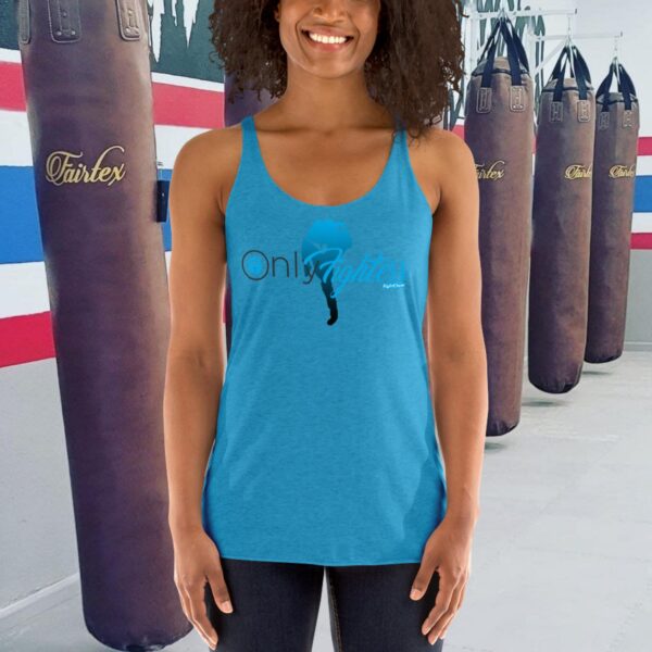 womens racerback tank top vintage turquoise front 66575b7c2f857 600x600 - OF Women's Racerback Tank