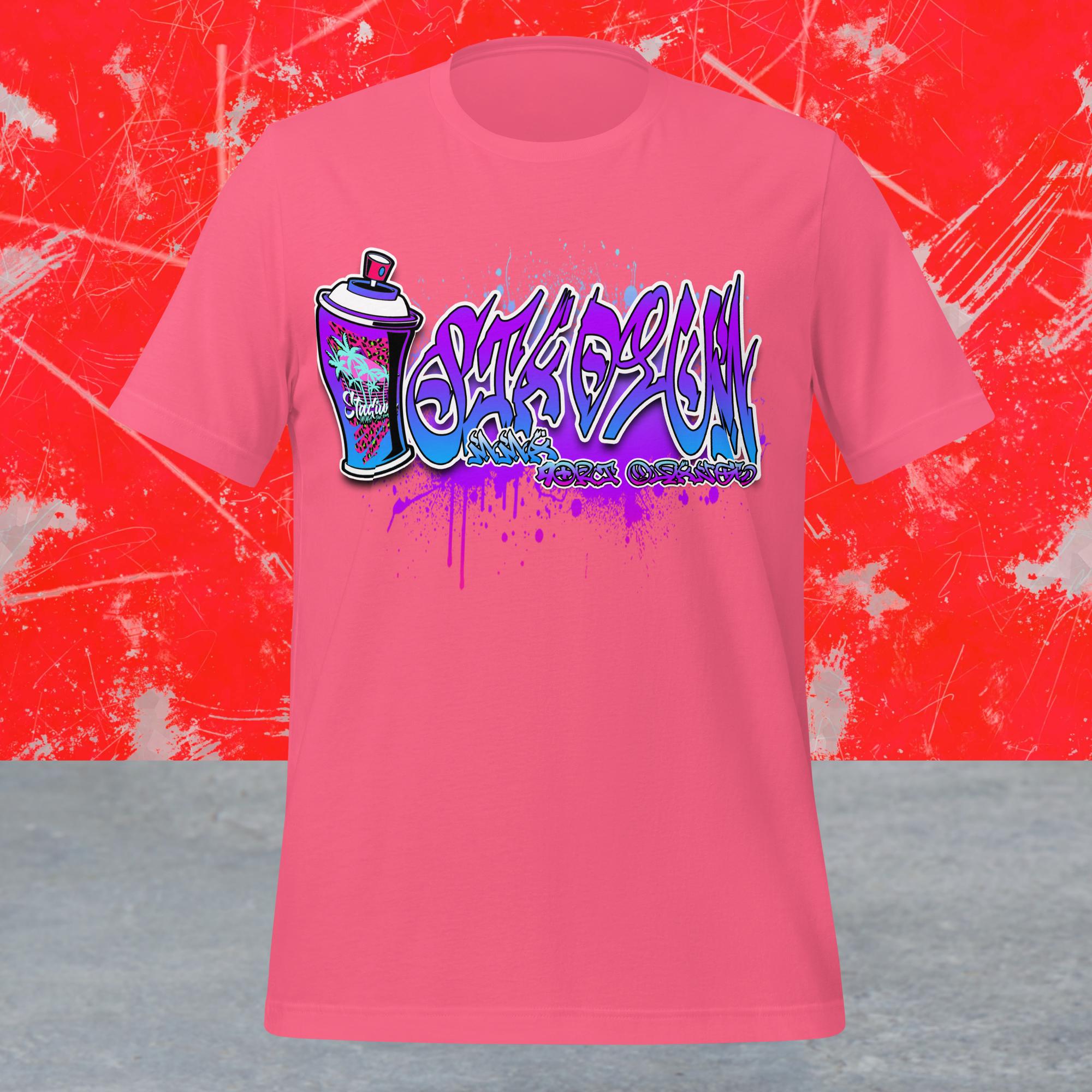 unisex-staple-t-shirt-charity-pink-front-68796594cf4ec.jpg GRAFF - Image 4