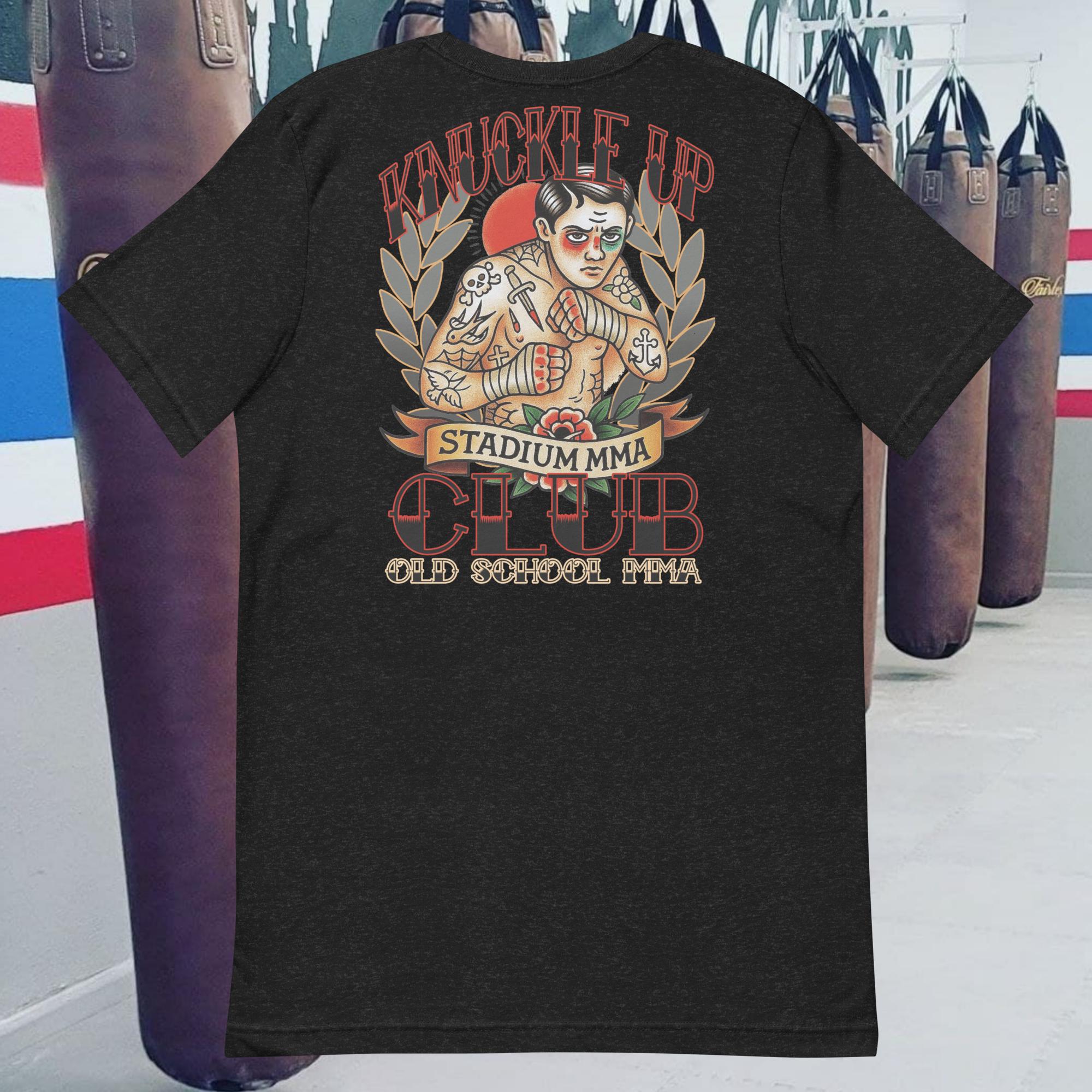 unisex-staple-t-shirt-black-heather-back-68a13964346ee.jpg Knuckle Up Club - Image 2